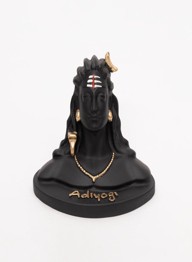 Dev Aastha Resin Small Adiyogi Shiva Statue for Car Dashboard| Adiyogi Statue for Home Decor Pooja Room Office| Mahadev Murti Lord Shiva Idol Gift for Diwali Maha Shivratri Housewarming Birthday - Image 5